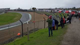 Brands Hatch Bemsee Sidecars First Race Red Flag 13 March 2022 [upl. by Akyeluz]