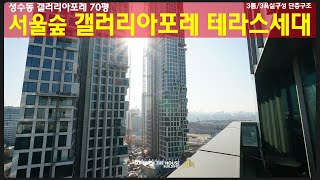 서울숲 뷰가 예술인 성수동 갤러리아포레70평 테라스 고급아파트 풀리모델링세대슈퍼리치더하우스 거래완료 [upl. by Ailsa]