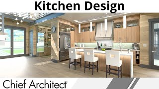 Creating a Kitchen using Chief Architect Software [upl. by Aidualc]