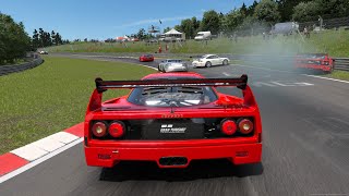 Gran Turismo 7  Daily Race A  Nürburgring Nordschleife  Ferrari F40 [upl. by Erdnua72]