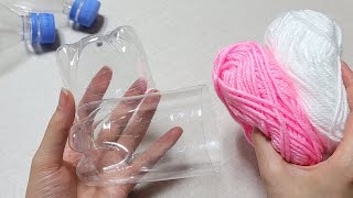 Amazing  Brilliant idea made of plastic bottle and wool  Gift Craft ideas  DIY projects [upl. by Drareg]