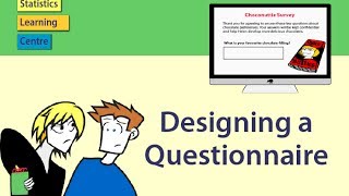 Designing a Questionnaire or Survey  statistics help [upl. by Immac]