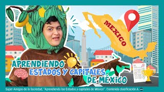 APRENDIENDO LOS ESTADOS Y CAPITALES DE MÉXICO 🗺️ [upl. by Jenda]