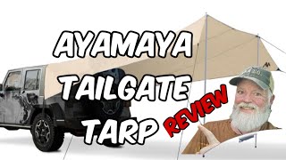 AYAMAYA Car Camping Tarp Tailgate Awning  14 x 16 FT [upl. by Hendrick]