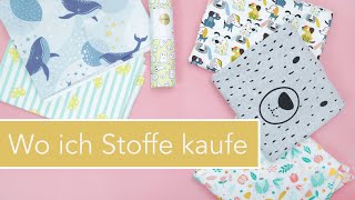 Wo ich meine Stoffe kaufe 20 Online Shops [upl. by Alliuqet136]