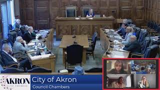 City of Akron Council Committee Meetings  10282024 [upl. by Pillyhp]