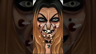 witch transformation asmr animation skincare [upl. by Llireva]