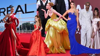 Top 10 Glamorous Looks from Cannes 2024  Red Carpet Fashion Review [upl. by Rollo]