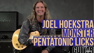 Monster Pentatonic Licks With Joel Hoekstra [upl. by Pulling]