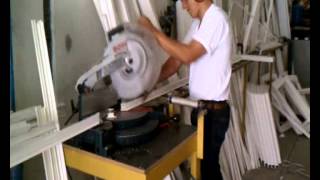 Fabricacion de Ventanas de perfiles de PVC [upl. by Noy917]