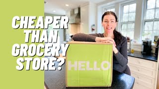 HelloFresh Review and Cook With Me Is It Cheaper Than The Grocery Store 2023 [upl. by Reinold265]