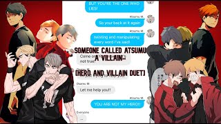 Someone Called Atsumu a Villain  Haikyuu Lyric Prank  Hero And Villain Duet [upl. by Thebault]