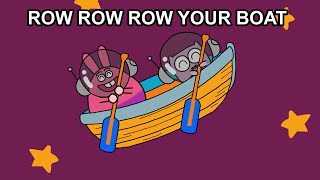 Row Row Row Your Boat Best Version  Sing amp Dance  Kids SingAlong  Nursery Rhymes amp Kids Songs [upl. by Aiekal]