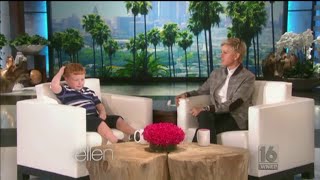 quotApparently Kidquot Noah Ritter Makes Third Appearance on Ellen Show  2014 [upl. by Llenwad]