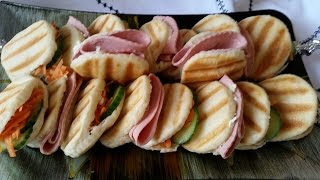 فطائر رائعة و سهلة بالعجينة الذهبية  Best and easy panini bread for sandwiches Pain de panini [upl. by Aihsiyt]