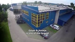 Geyer amp Hosaja rubber plant in Poland Dobro cow mats [upl. by Yremrej]