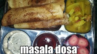 Suji masala dosa recipe😋😋 सूजी मसाला डोसा रेसिपी [upl. by Reffinnej]