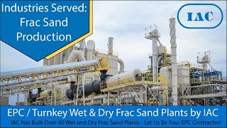 Turnkey Frac Sand Plants by IAC [upl. by Amlus]