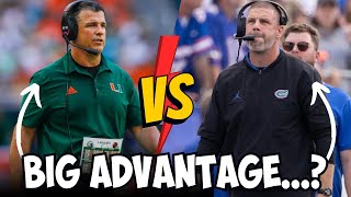 Gators Football vs Miami Hurricanes has BRUTAL Reality [upl. by Baxter]