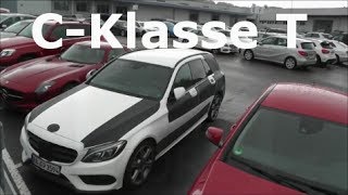 Erlkönig Mercedes CKlasse T Modell 2014 vor der offiziellen Premiere Leipzig CClass estate 2014 [upl. by Hara]