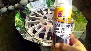 7 Trik Menggunakan Cat Carlas Rubber Paint [upl. by Cressi]