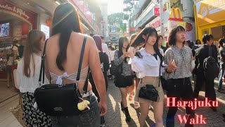 Harajuku Tokyo walk tour 【4K】June2024 [upl. by Akineg688]