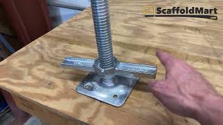 Scaffolding Screw Jack  Severe Duty  Quick n Dirty Overview [upl. by Ire32]