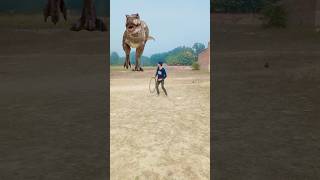 Big Dinosaur Jurassic world Trex part 139 shorts vfx trex jurassicworld dinosaur funny viral [upl. by Jorie543]