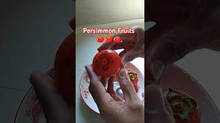 Persimmon Fruits viralshortvedio shortsyoutube fruit asmr [upl. by Kawasaki]