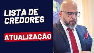 Como colocar o nome na Lista de Credores [upl. by Asiuol]