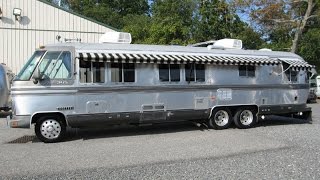 Walk Through 1987 Airstream Classic 345 Vintage Motorhome Bus GMC NASA Astrovan [upl. by Sheryle612]