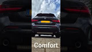 BMW 128ti  Sound  Comfort vs Sport [upl. by Icyac121]