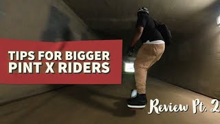 Onewheel Pint X Review  Part 2  Tips for Bigger Riders  High Point Greenway [upl. by Ibba]