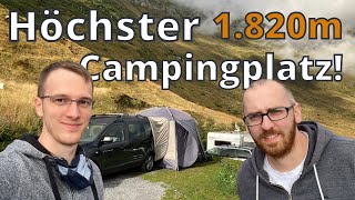 HÖCHSTER Campingplatz Österreichs DOKKER Minicamper mit Heckzelt UrlaubsAbbruch wegen Corona 😱 [upl. by Anawot]