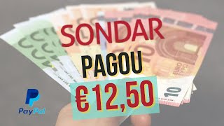 Sondar  Prova de Pagamento 🤑 Como Ganhar Dinheiro Respondendo Inquéritos Online [upl. by Gesner]