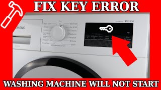 Siemens washing machine does not start  key in the display ASMR [upl. by Hillegass]