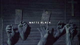 UICIDEBOY  MATTE BLACK Lyric Video [upl. by Ario599]