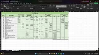 Comptabilité de caisse  6  Complétion du Chiffrier [upl. by Odlanyer]