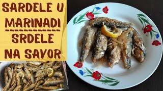 Sardele u marinadi  Srdela na savor  morska delicija za prave gurmane [upl. by Swor]