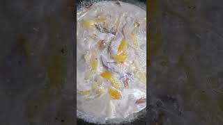 SIMPLENG ULAM GINATAAN NA PAPAYA WITH GABI  cookingfypviralvideo [upl. by Amsirac602]