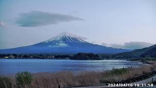 【LIVE】河口湖 大石公園 富士山ライブカメラ【ライブ】 quotmount fuji live cameraquot from Lake Kawaguchiko [upl. by Helman]