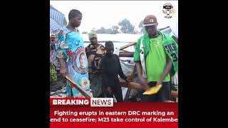 Desitdown News Fighting erupts in eastern DRC marking an end to ceasefire desitdown news [upl. by Cassondra]