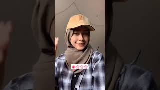 tutorial pashmina pakai topi terbaru [upl. by Ttevi]