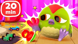 Sing with Hop Hop the owl Funny baby songs amp cartoons for kids All the best nursery rhymes [upl. by Refinne491]