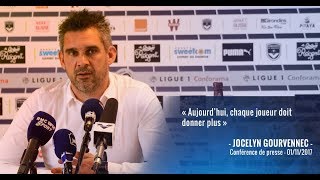 Jocelyn Gourvennec s’exprime avant RennesBordeaux [upl. by Sinnelg]