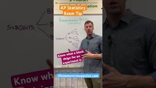 AP Statistics Exam Tip  know what a block design is apstats apstatistics apexams apexamprep [upl. by Pepi18]