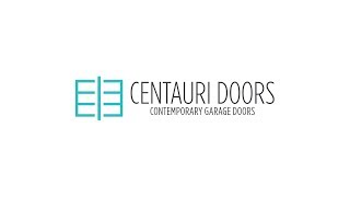 Centauri Doors  SMOOTH  FRAMELESS GLASSES  FLUSH amp MODERN GARAGE DOORS [upl. by Eniamreg]