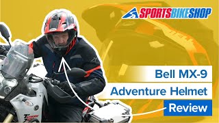 Bell MX9 Adventure MIPS motorcycle helmet review  Sportsbikeshop [upl. by Amory90]