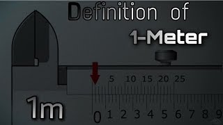 Definition of One Meter 3D in Hindi by Physics Times [upl. by Atiragram438]