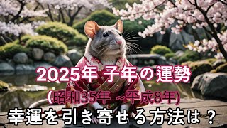 2025年 子年の運勢 幸運を引き寄せる方法は？ [upl. by Pontias908]